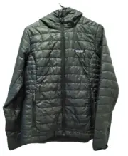 PATAGONIA Nano Puff Hoody Jacket Primaloft Men's Small Black 84222 FA22 NWT