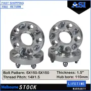 4PCS 5Stud 38mm Hub Wheel Spacers For Toyota Landcruiser 100 105 200 205 series
