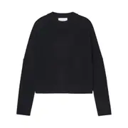 [Closed] Closed Crew-neck Cropped Sweater S BLACK