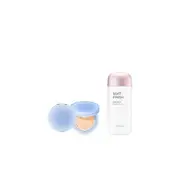 MISSHA - All-Around Safe Block Soft Finish Sun Milk SPF50+ PA+++ - 70ml X Romand - Bare Water Cushion - 20g - 21 Natural