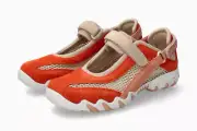 Mephisto Women's Niro Multi Masai/Lamb C. Suede 817 Flat Hook & Loop Strap Shoes