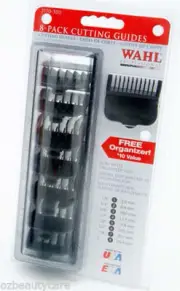 Wahl Black Caddie Clipper Comb Attachment Guide #1 to #8(Sterling 4/Super Taper)