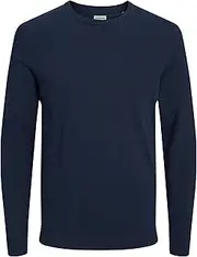 [JACK & JONES] Men's Jjebasic Knit Crew Neck Noos Jumper