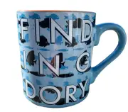 Disney Pixar, Finding Dory Coffee Mug Cup 14oz, Blue Orange Nemo Hidden Dory NEW