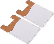 HOMSFOU Ultra-Thin Phone Back Card Holder Sticky Wallet for Cell Phone Adhesive Pockets for Id Credit Cards Easy to Install