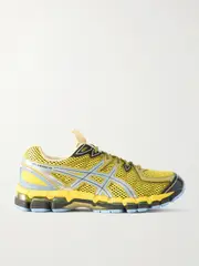 [Asics] Asics - Gel-kayano 20 Rubber-trimmed Mesh Sneakers - Yellow - UK 9.5 UK 9.5 Yellow