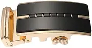[OATIPHO] Belt Buckle Automatic Buckle Belt Fastener for Men's Fashion Fastener Golden