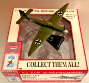 Junkers JU 87 STUKA. Dive Bomber. Die Cast Metal. 1:100 scale. New in Box. Mint