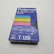 New, Sealed Polaroid Supercolor Plus VHS Recodable Tape For VCR Use