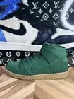Nike SB Dunk High Pro Decon MENS SIZE 12 Gorge Green Deconstructed Craft Gum