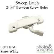 Sash Lock For Double Hung Windows Left Handed Snow White Sash Lock