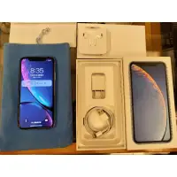 在飛比找蝦皮購物優惠-贈送無線充電盤 蘋果APPLE iPhone XR 台版藍色