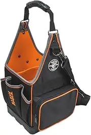 [KLEIN TOOLS] Tradesman Pro 8" Tote, Large zipper pocket to secure small parts and tools, 55415814