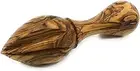 Handmade Lemon Citrus Juicer Reamer - Solid Piece of Dark Grain Olive Wood