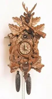 Cuckoo Clock Hunting clock SC 8T 205G/7 NEW
