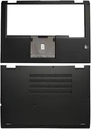 New Compatible for Lenovo Compatible for ThinkPad Yoga 370 X380 Yoga S1 4th Palmrest Upper AM1SK000180 /Laptop Bottom Base Case Cover AQ1SK000160 (Color : C and D Shell)