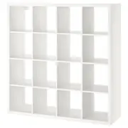 KALLAX shelving unit, white, 147x147 cm