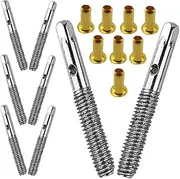 Vaguelly Enhance Tuning Stability 8 Pack Piano Tuning Pins Screws Crafted from Steel for Strings on Instruments