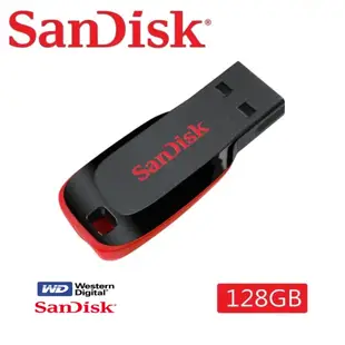 SanDisk 8G/16G/32G/64G/128G Cruzer Blade【SDCZ50】USB 2.0 隨身碟