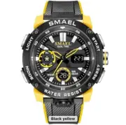 Black Yellow SMAEL Sports Watch