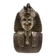 King tut bust Egypt Pharaoh Decoration For Home Or Office 7” High Bronze Color