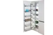 Elite Provedore Open Out Tandem Pantry - 600mm Cabinet 1850mm-2150mm Adjustable Height