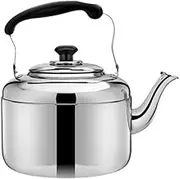 Operitacx Large Capacity Tea Kettle, Stainless Steel Stovetop Whistling Tea Kettles 7L, Mirror Polished Food Grade Stainless Steel Tea Kettle
