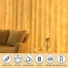 Fairy Curtain Lights 300 LED Window Curtain String Light Indoor Wall Decoration