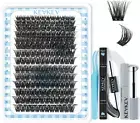 Lash Extension Kit 168Pcs Lash Clusters Diy Lash Extension Kit Eyelash Extension