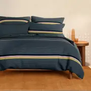 Sheridan Peppi Quilt Cover Set in Nocturnal Size: King Cotton