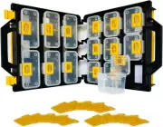 EnnovaTools Hardware Case Tackle Box storage with Patented NO.9420, Black