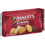 Arnott's Arnott's Cream Favourites Assorted Biscuits 500g