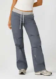 [Lorna Jane] Flashdance Work Pants in Grey, Size - Small S Powder Grey