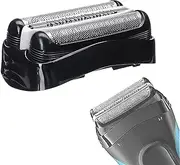 32B Replacement Shaver Head for Braun Series 3 - Compatible with 300S, 301S, 310S, 320S, 330S, 340S, 360S, 380S, 3000S, 3010S, 3020S, 3030S, 3040S, 3080S, 350CC, 370CC, 390CC, 3050CC, 3090CC, Cruzer6, etc.