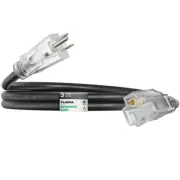 Outdoor Extension Cord 3FT, 12 Gauge Extension Cord with Lighted End, Heavy D...