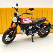 TSM Ducati Scrambler Icon 803CC 2015 Rosso TSMMC004 Red 1/12 Motorcycle Diecast