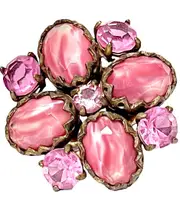 Giora' Samara Fluid Pink Precious Stones Ring
