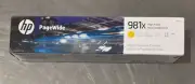 HP 981X Yellow High Yield PageWide LOR11A (Dated 2025) OEM NIB Free S/H
