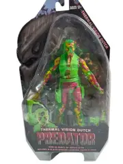 NECA Predator 25th Dutch Thermal Vision Figure - Slight Box Damage - Unused