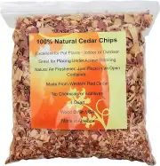 100% Natural Cedar Shavings | Mulch | Great for Outdoors or Indoor Potted Plants