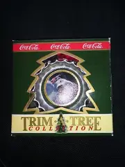 Coca-Cola Trim-A-Tree Collection 1990 Santa Claus Coke Bottle Cap Ornament
