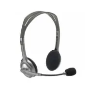 Logitech H110 Wired Stereo Headset Headphone with Noise Cancelling 981-000459