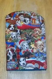 NEW Unique Handmade Oven Mitt Hot Pad Kitchen PotHolder Christmas Puppy Dogs