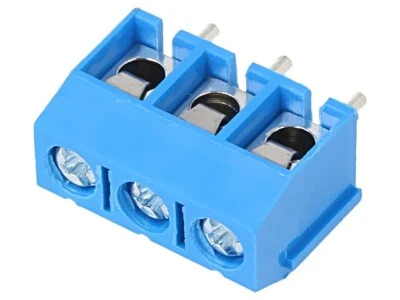 XY301V-3P+ (5.00) terminal strip for print mounting with 90° angle 5 mm paths...
