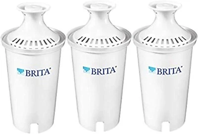 Brita 3 Count Water Filter Pitcher Advanced Replacement Filters (Packaging May V