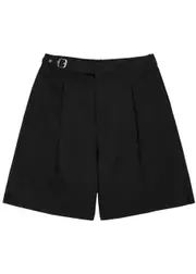 Gusari Côte D'azur Linen Shorts - Black - 30 (W30/ S) 30 (W30/ S)