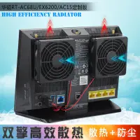 在飛比找蝦皮購物優惠-華碩RT-AC68U ac86u ac1900P 散熱器 路