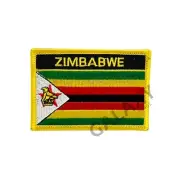 Zimbabwe Patch / Zimbabwe Flag / Iron On