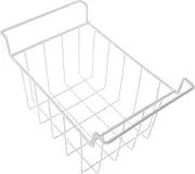 Amosfun Deep Freezer Storage Bins Refrigerator Wire Baskets Freezer Organization Bins Versatile Hanging Storage Rack
