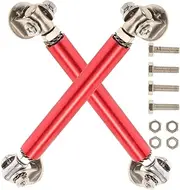 FUNOMOCYA Stainless Steel Front Shovel Lever Splitter Rods for Car Easy Install Sleek Design